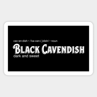 Black Cavendish Pipe Tobacco Magnet